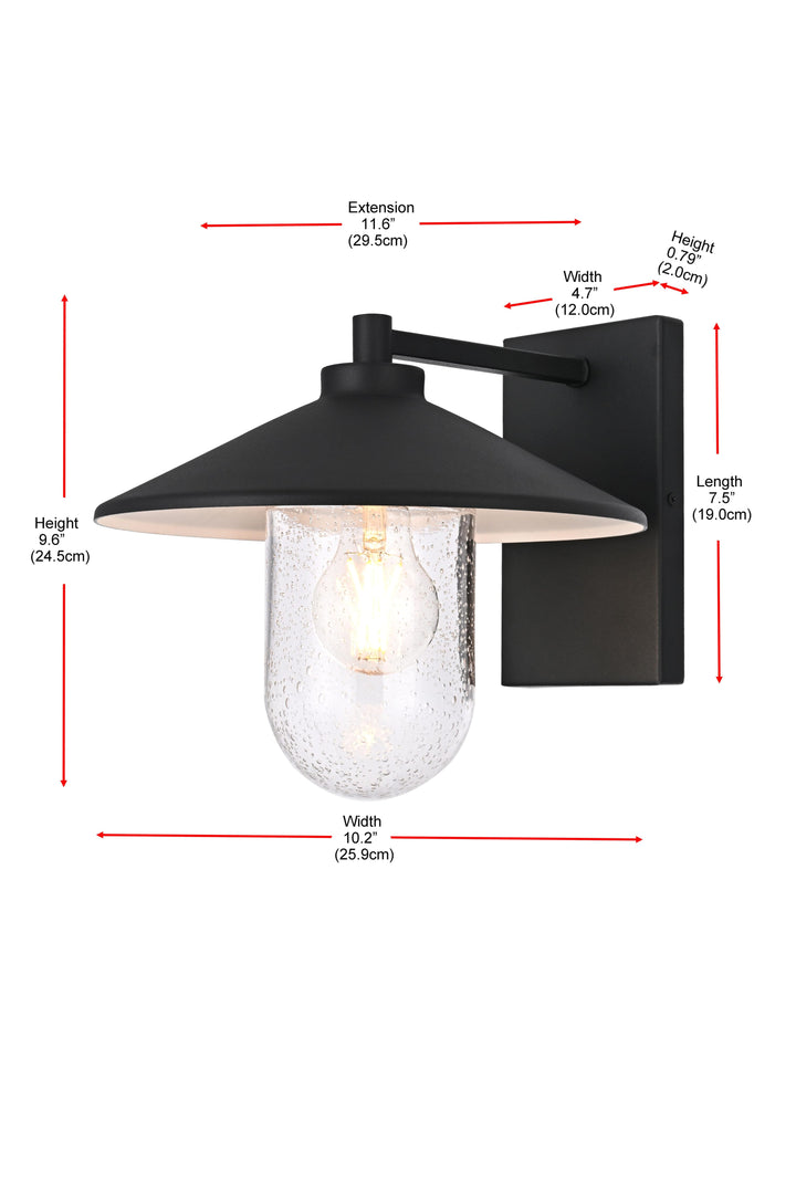 Scott Outdoor Wall Light by Elegant - view 8