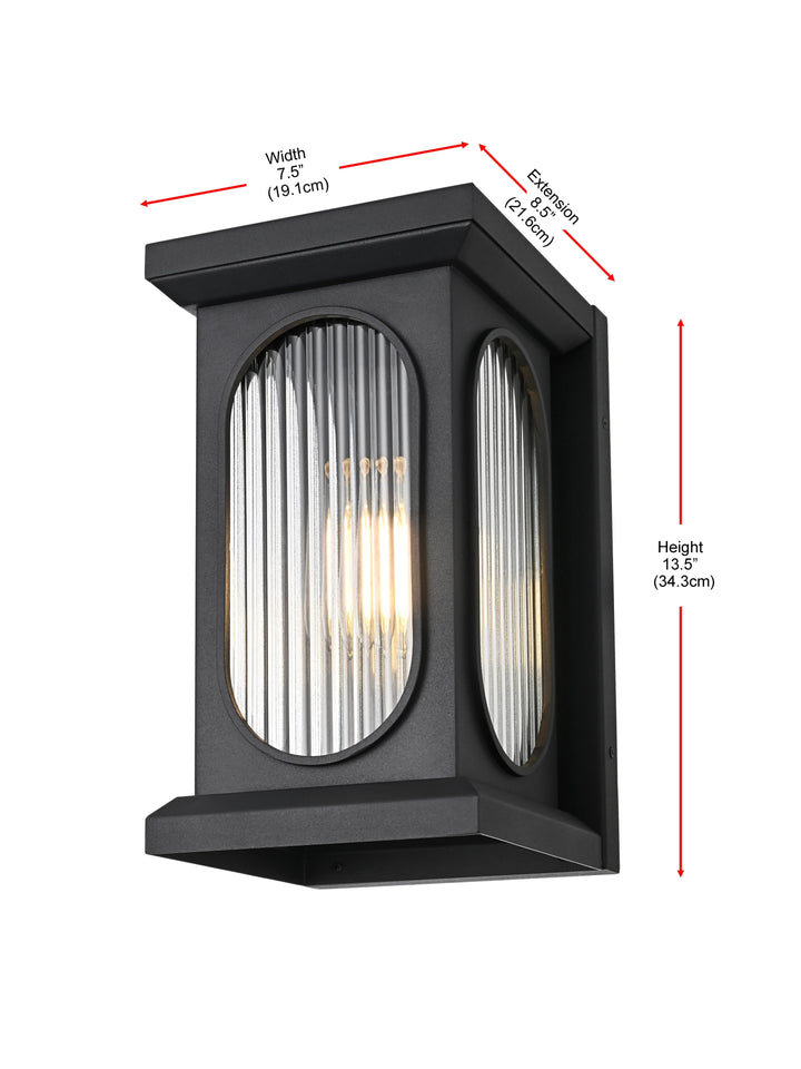 Sevyn Outdoor Wall Light by Elegant - view 8
