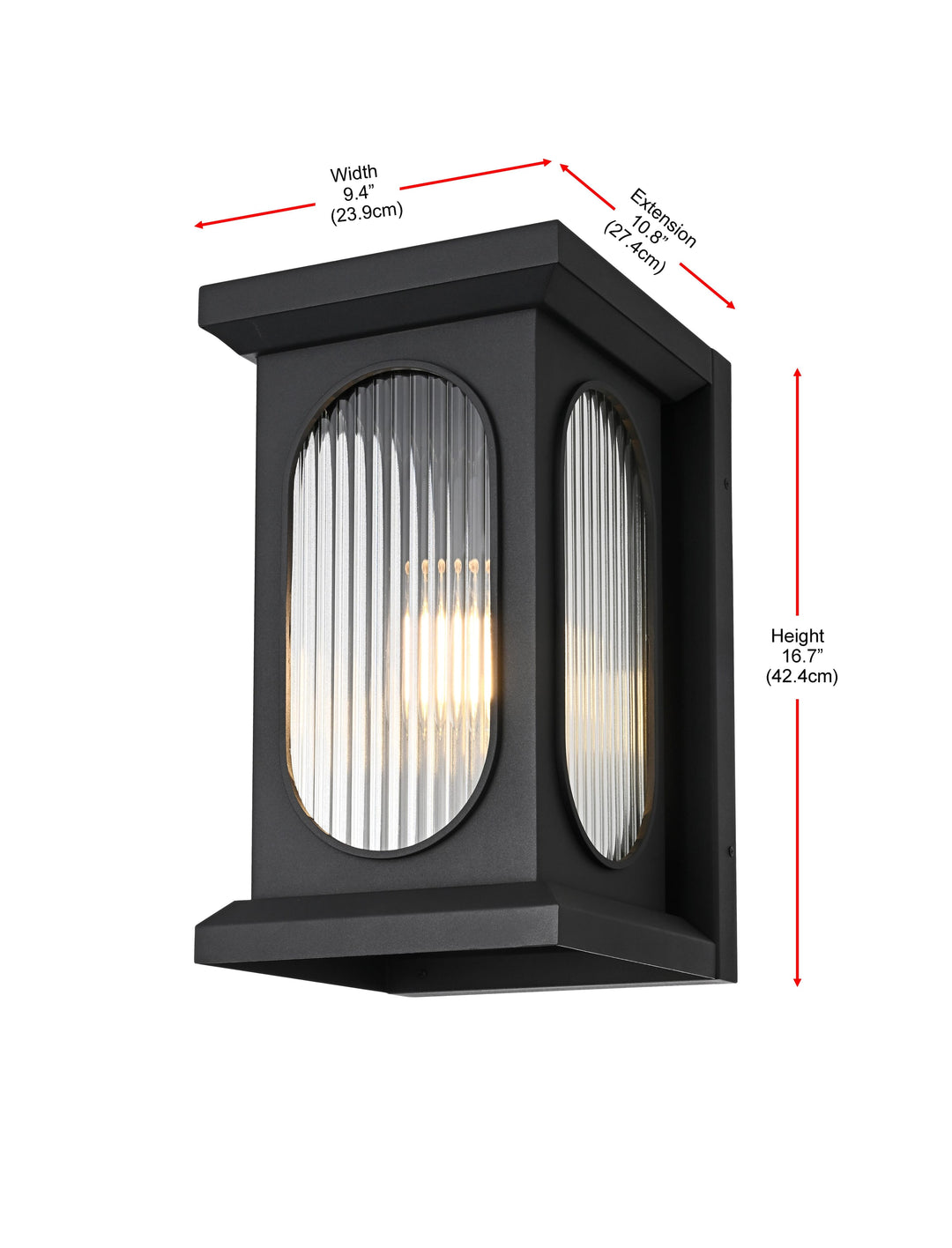 Sevyn Outdoor Wall Light by Elegant - view 16