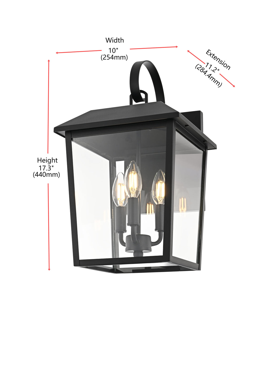 Riggs Outdoor Wall Light by Elegant - view 16