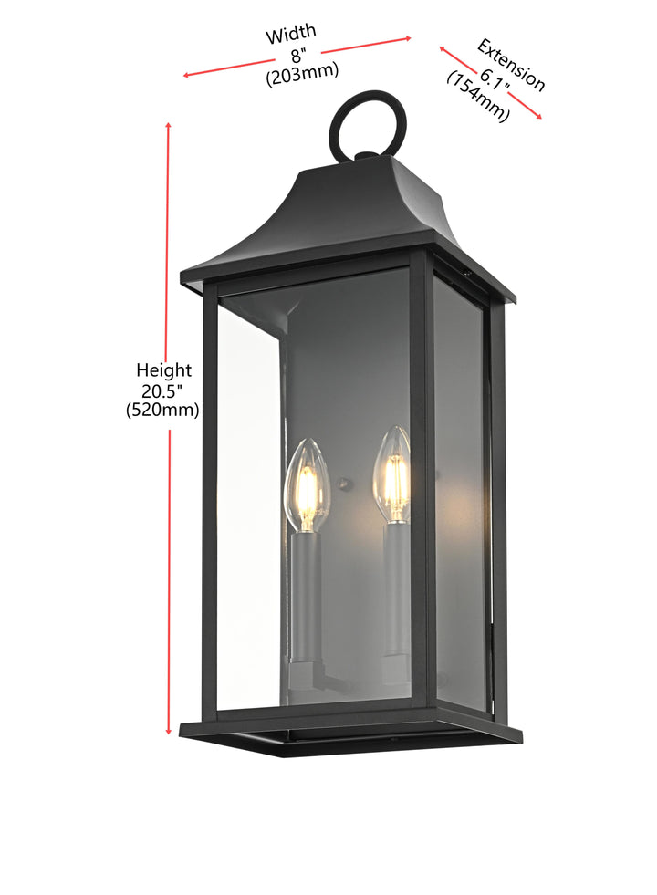 Shepard Outdoor Wall Light by Elegant - view 16