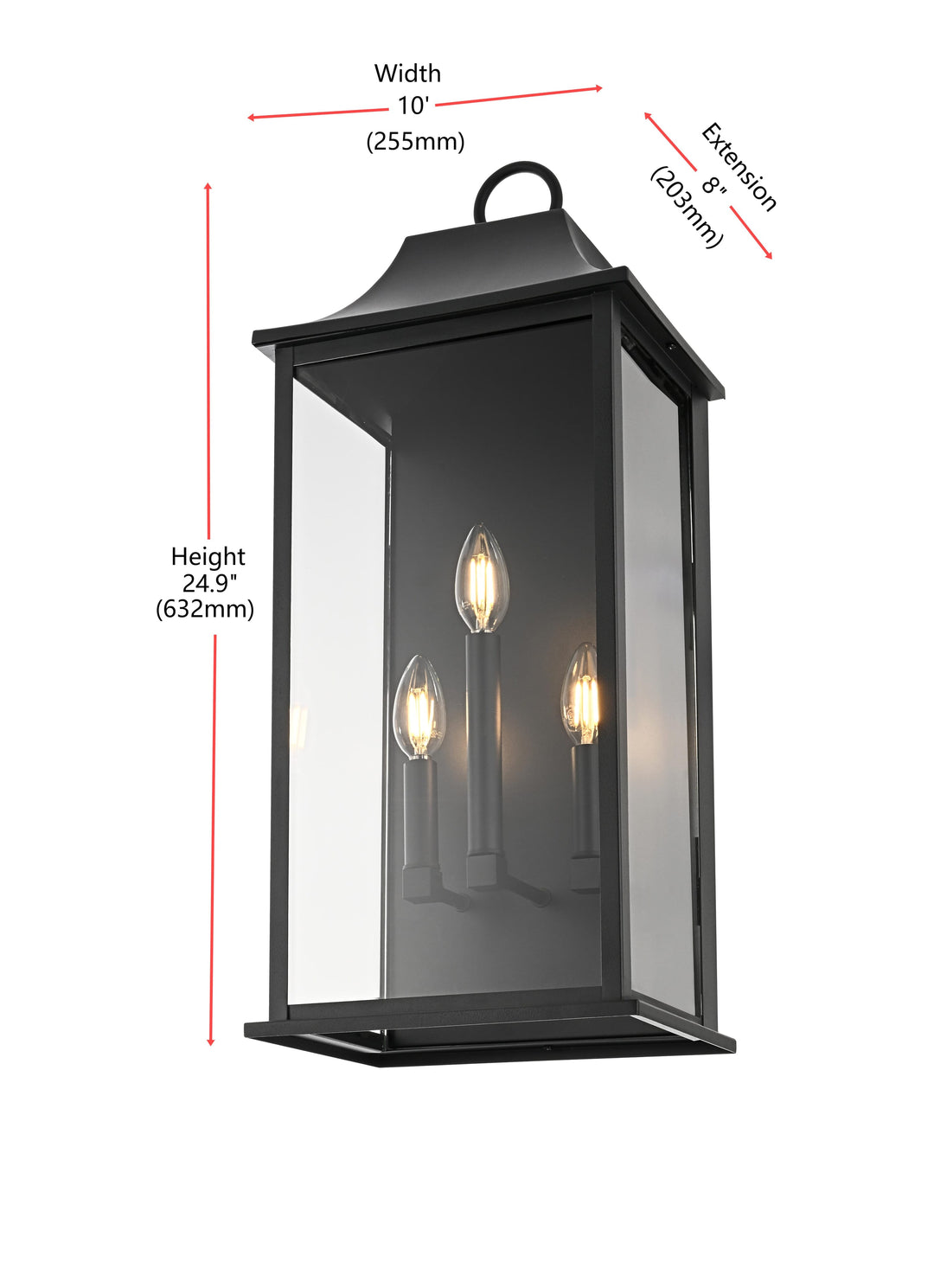 Shepard Outdoor Wall Light by Elegant - view 24