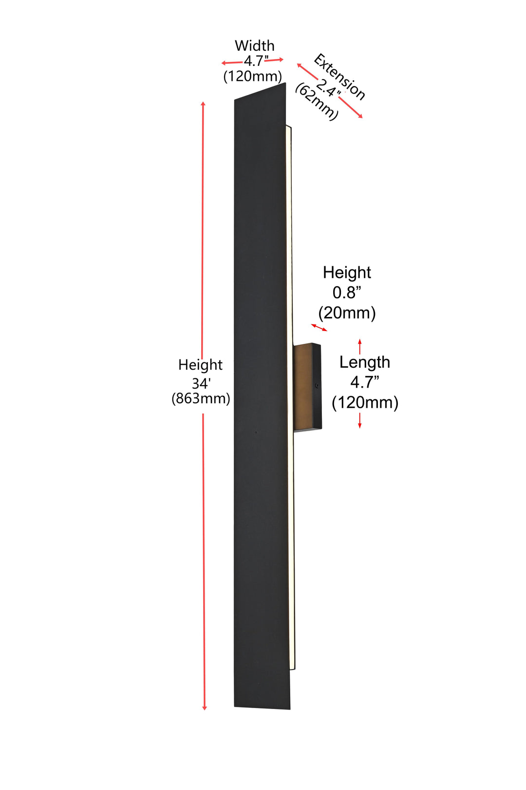 Waylen Outdoor Wall Light by Elegant - view 24