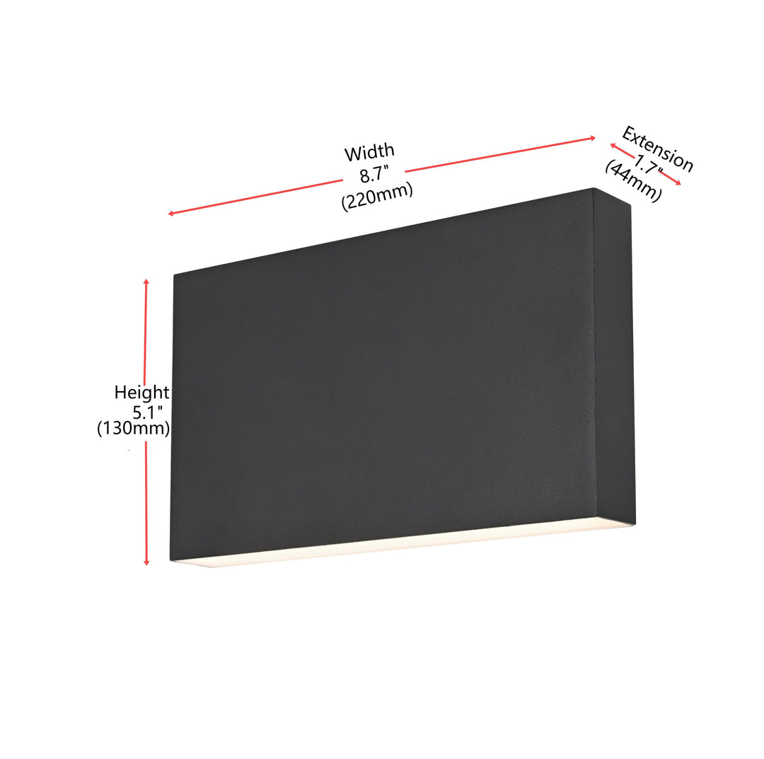 Colter Outdoor Wall Light by Elegant - view 8
