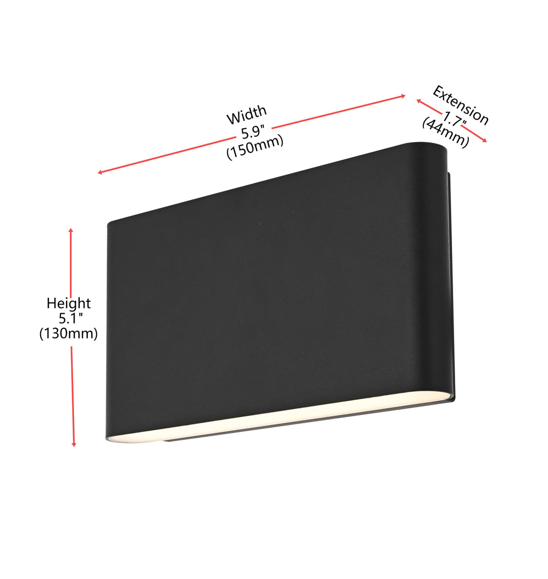Corbin Outdoor Wall Light by Elegant - view 8