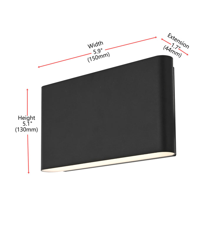 Corbin Outdoor Wall Light by Elegant - view 8