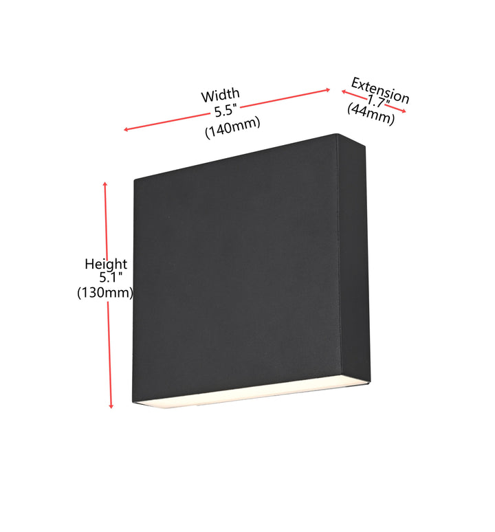 Creed Outdoor Wall Light by Elegant - view 8