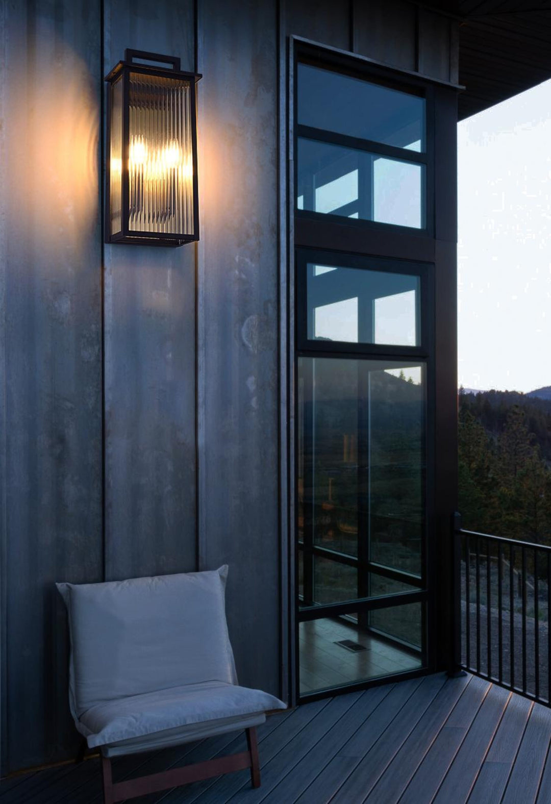 Kannon Outdoor Wall Light by Elegant - view 2