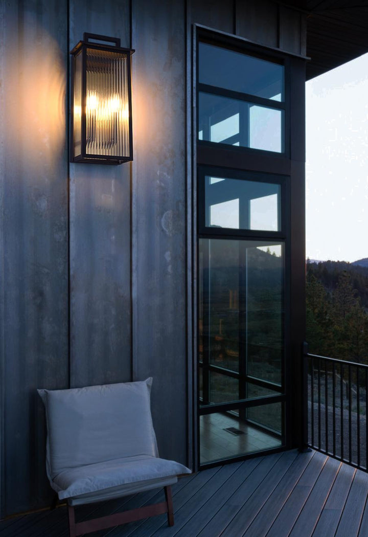 Kannon Outdoor Wall Light by Elegant - view 2
