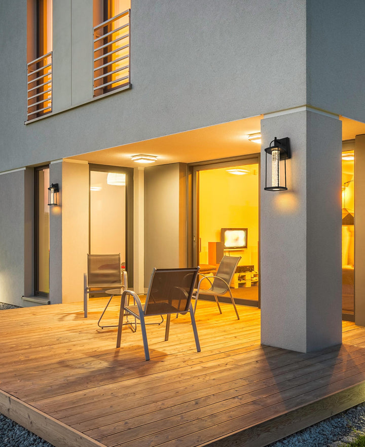 Zev Outdoor Wall Light by Elegant - view 2