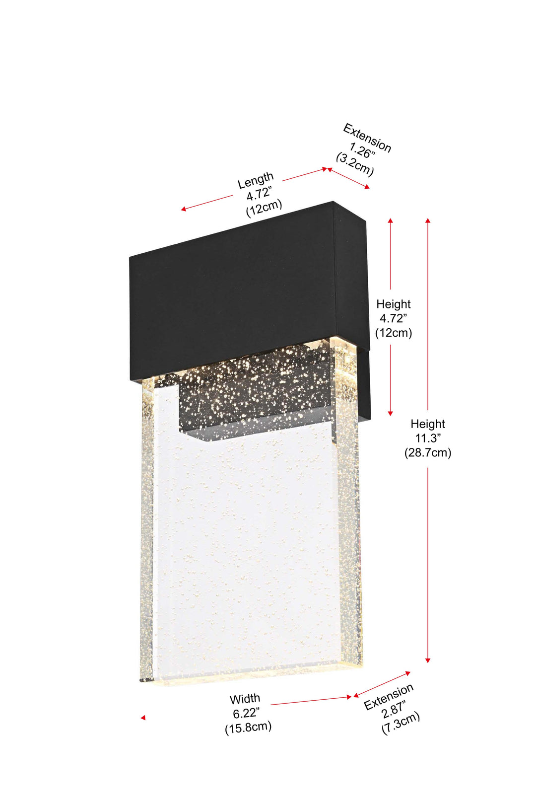 Ronin Outdoor Wall Light by Elegant - view 8