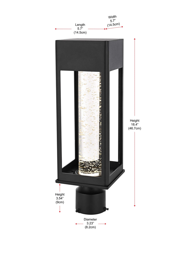 Amaris Outdoor Post Light by Elegant - view 6