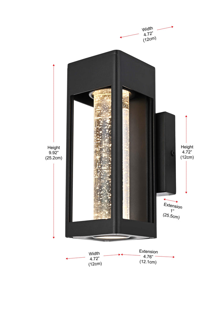 Amaris Outdoor Wall Light by Elegant - view 8