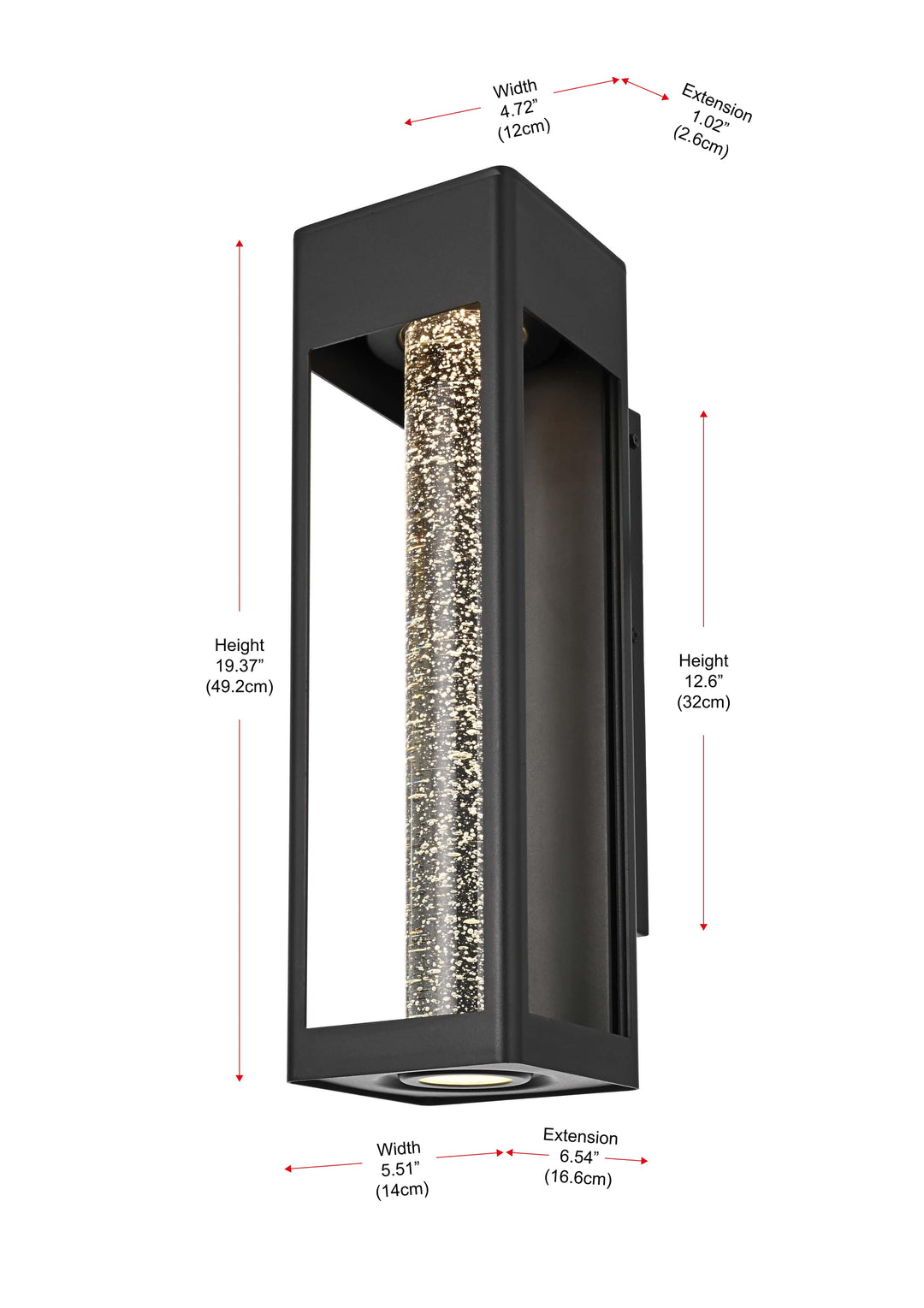 Amaris Outdoor Wall Light by Elegant - view 24