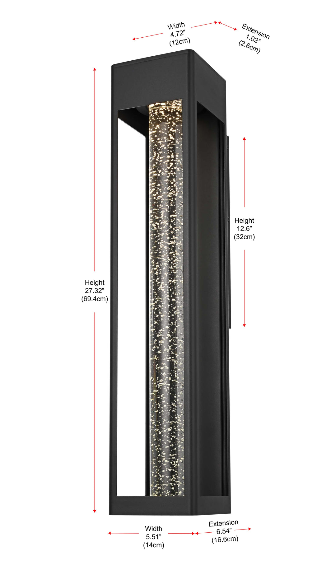 Amaris Outdoor Wall Light by Elegant - view 40