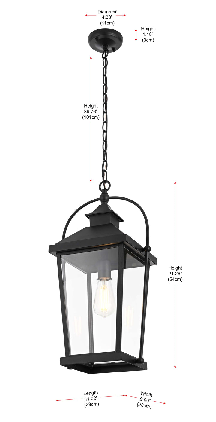 Luz Outdoor Pendant by Elegant - view 9