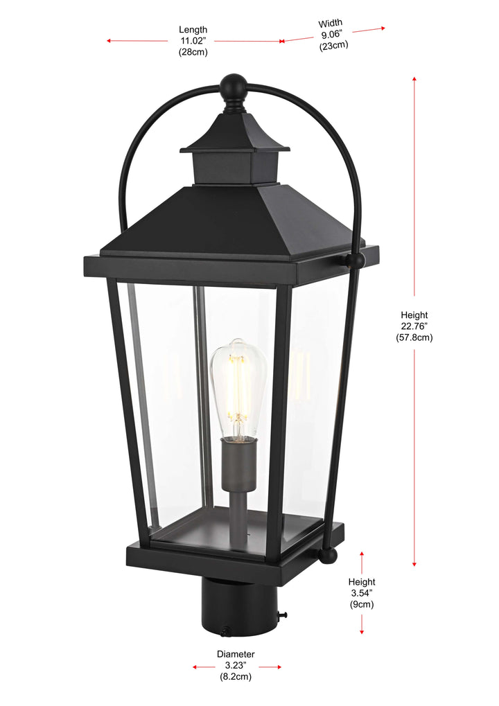Luz Outdoor Post Light by Elegant - view 6