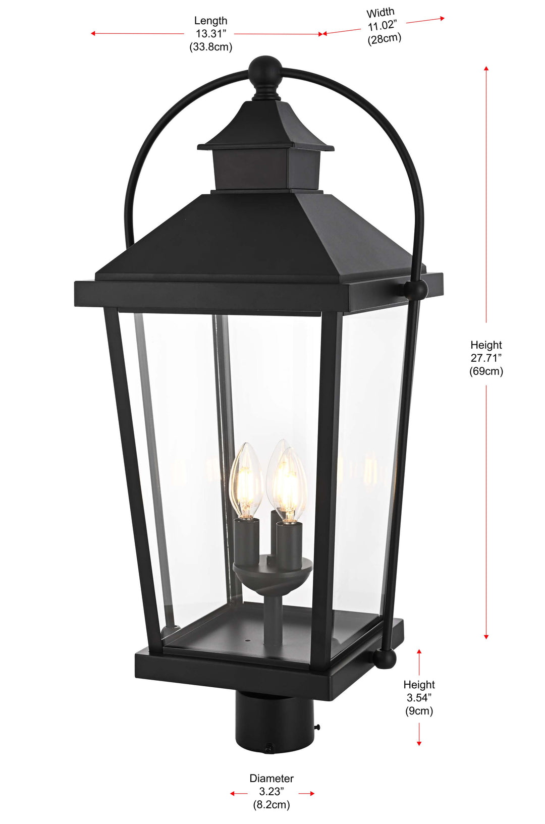 Luz Outdoor Post Light by Elegant - view 12