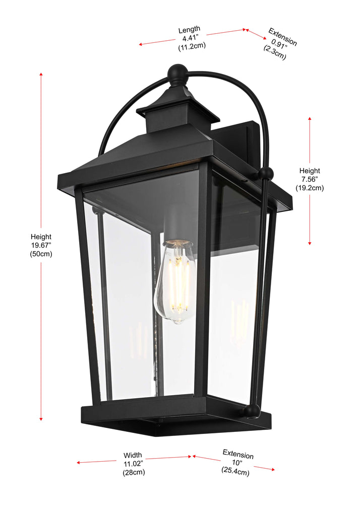 Luz Outdoor Wall Light by Elegant - view 16