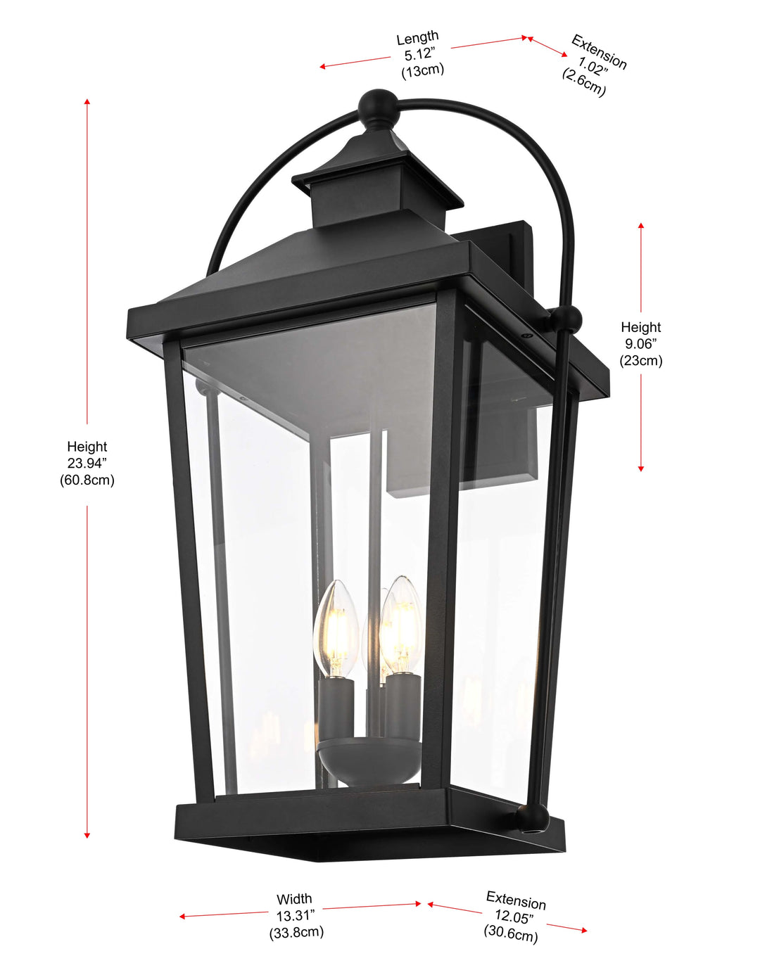 Luz Outdoor Wall Light by Elegant - view 24