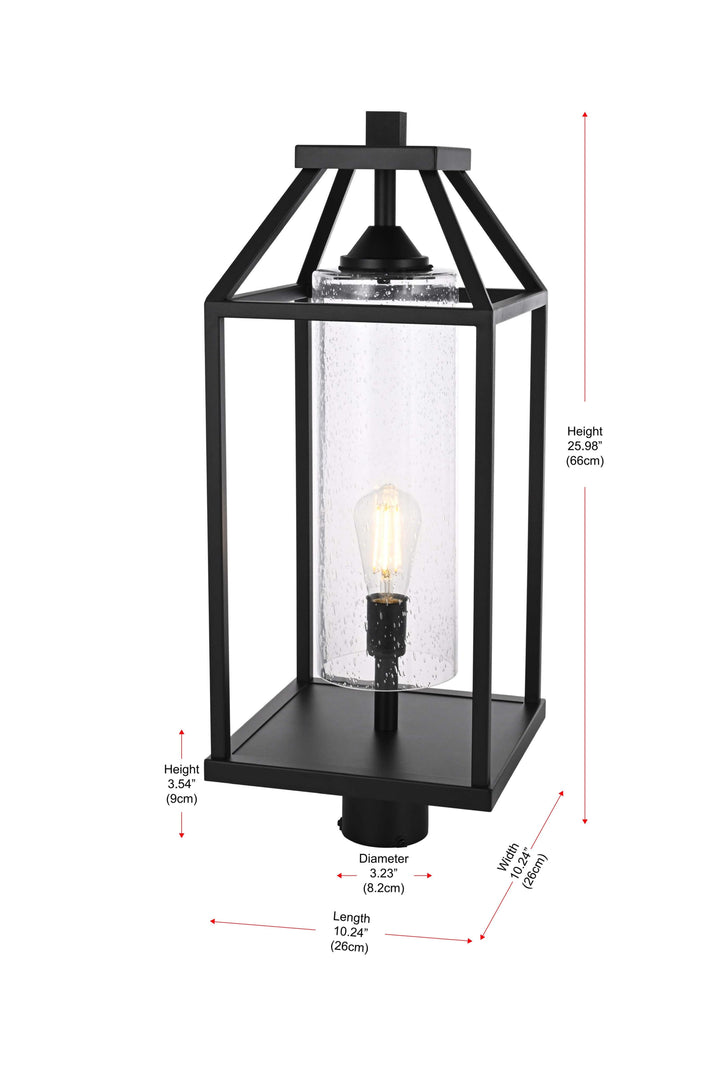 Zora Outdoor Post Light by Elegant - view 12
