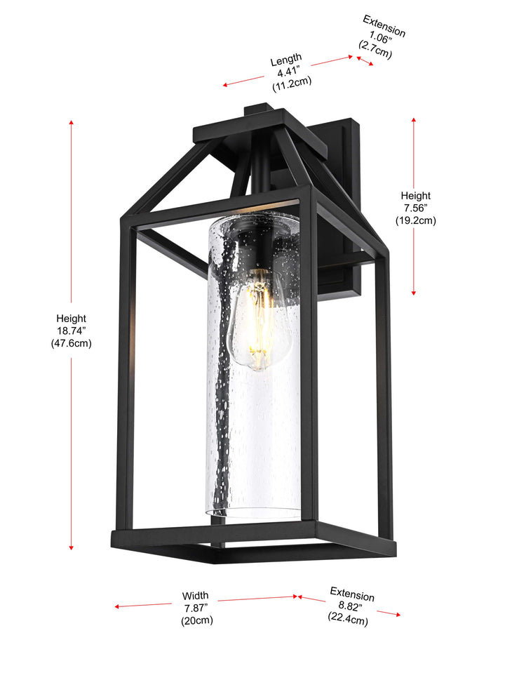 Zora Outdoor Wall Light by Elegant - view 16
