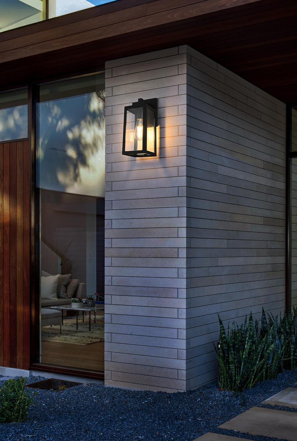 Veda Outdoor Wall Light by Elegant - view 2
