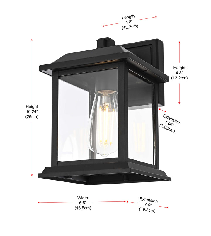 Araceli Outdoor Wall Light by Elegant - view 8