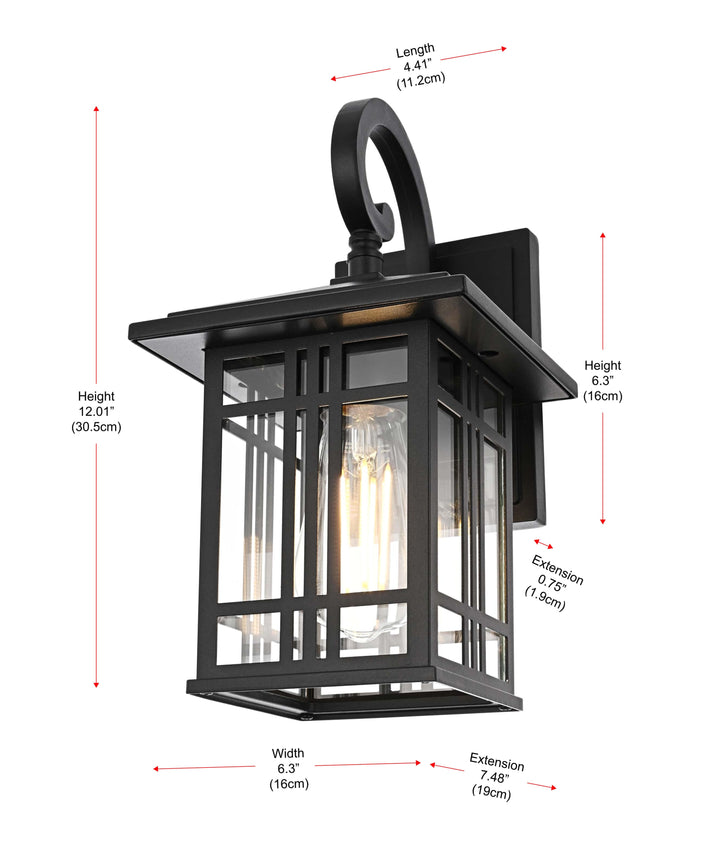 Harley Outdoor Wall Light by Elegant - view 16
