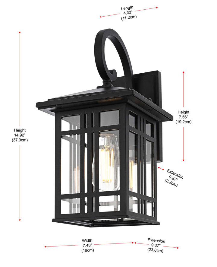 Harley Outdoor Wall Light by Elegant - view 32