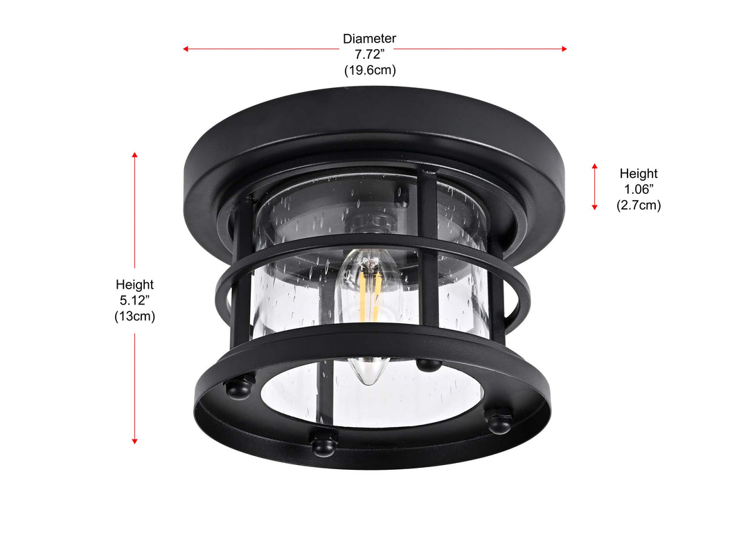 Carla Outdoor Flush Mount by Elegant - view 8