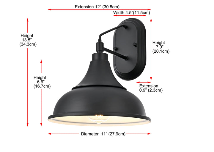 Elian Outdoor Wall Light by Elegant - view 8
