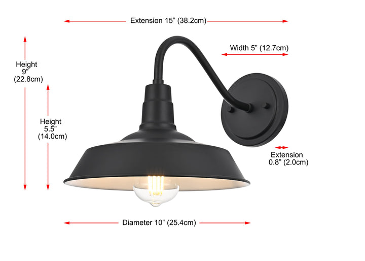 Franco Outdoor Wall Light by Elegant - view 8