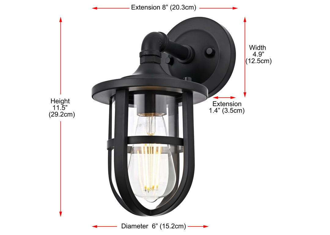 Hugo Outdoor Wall Light by Elegant - view 8