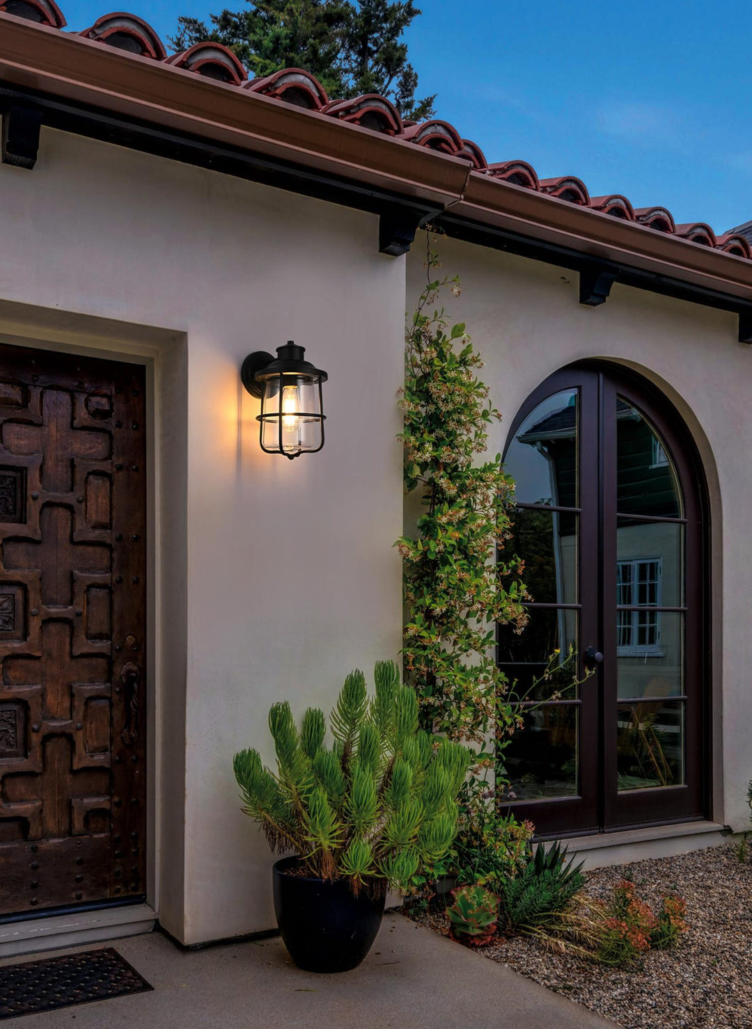 Huxley Outdoor Wall Light by Elegant - view 2