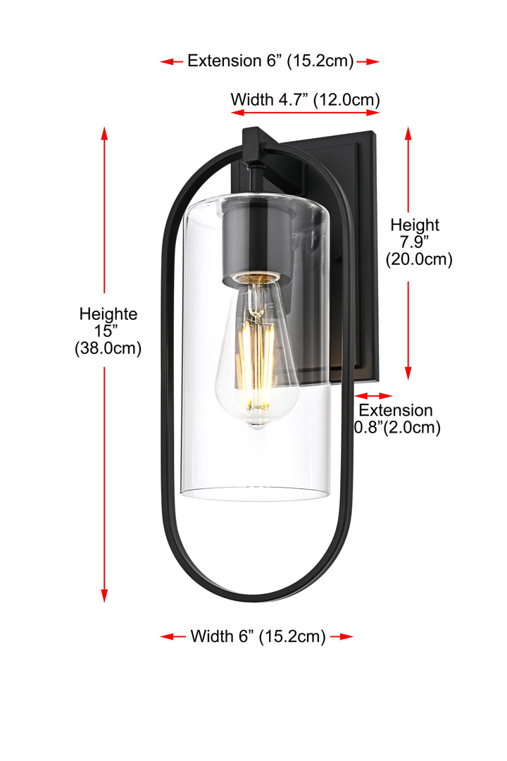 Jaxson Outdoor Wall Light by Elegant - view 8