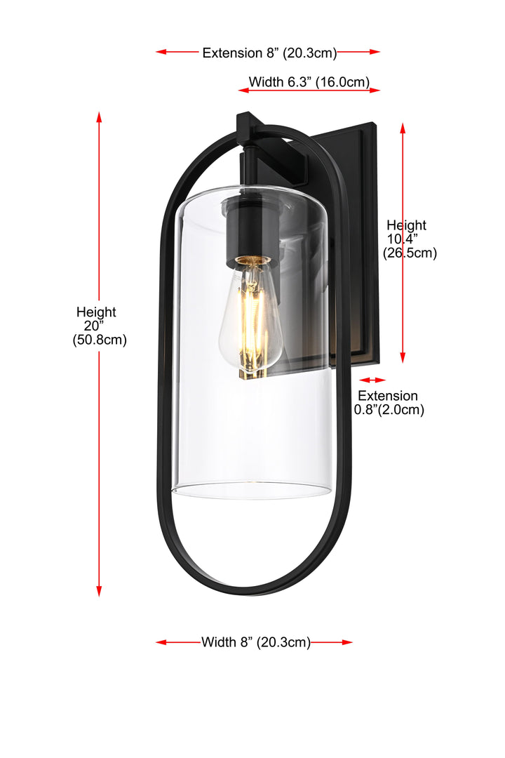 Jaxson Outdoor Wall Light by Elegant - view 16