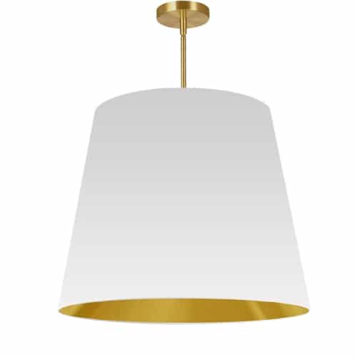 1 Light Oversized Drum Pendant Large by Dainolite