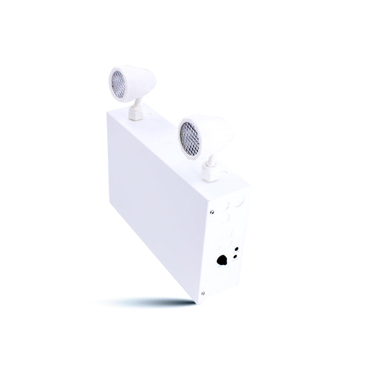 LED Dual Head Emergency Light with Battery Pack - OE-216