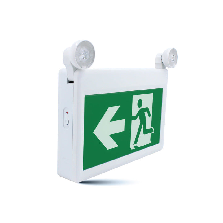 LED Running Man Combo Exit Sign with Battery Backup - OE-316