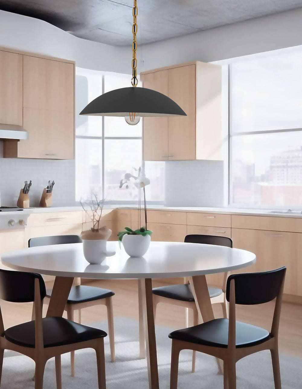 Ofelia 1 Light Pendant (OFE-151P) by Dainolite - view 2