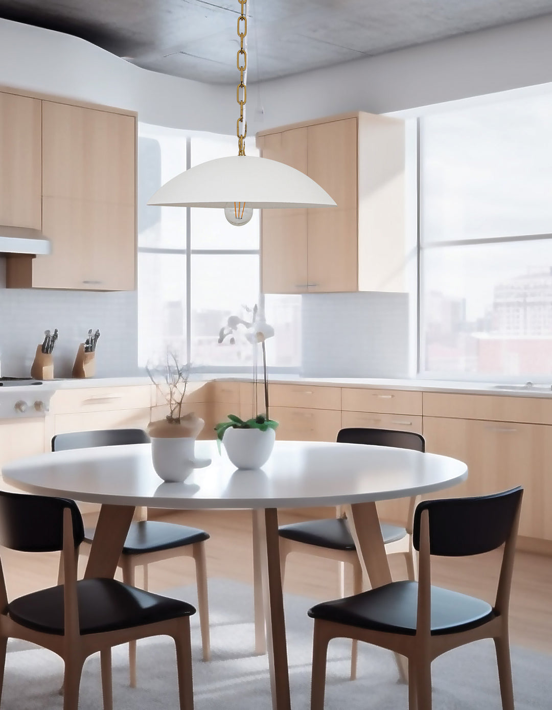 Ofelia 1 Light Pendant (OFE-151P) by Dainolite - view 4
