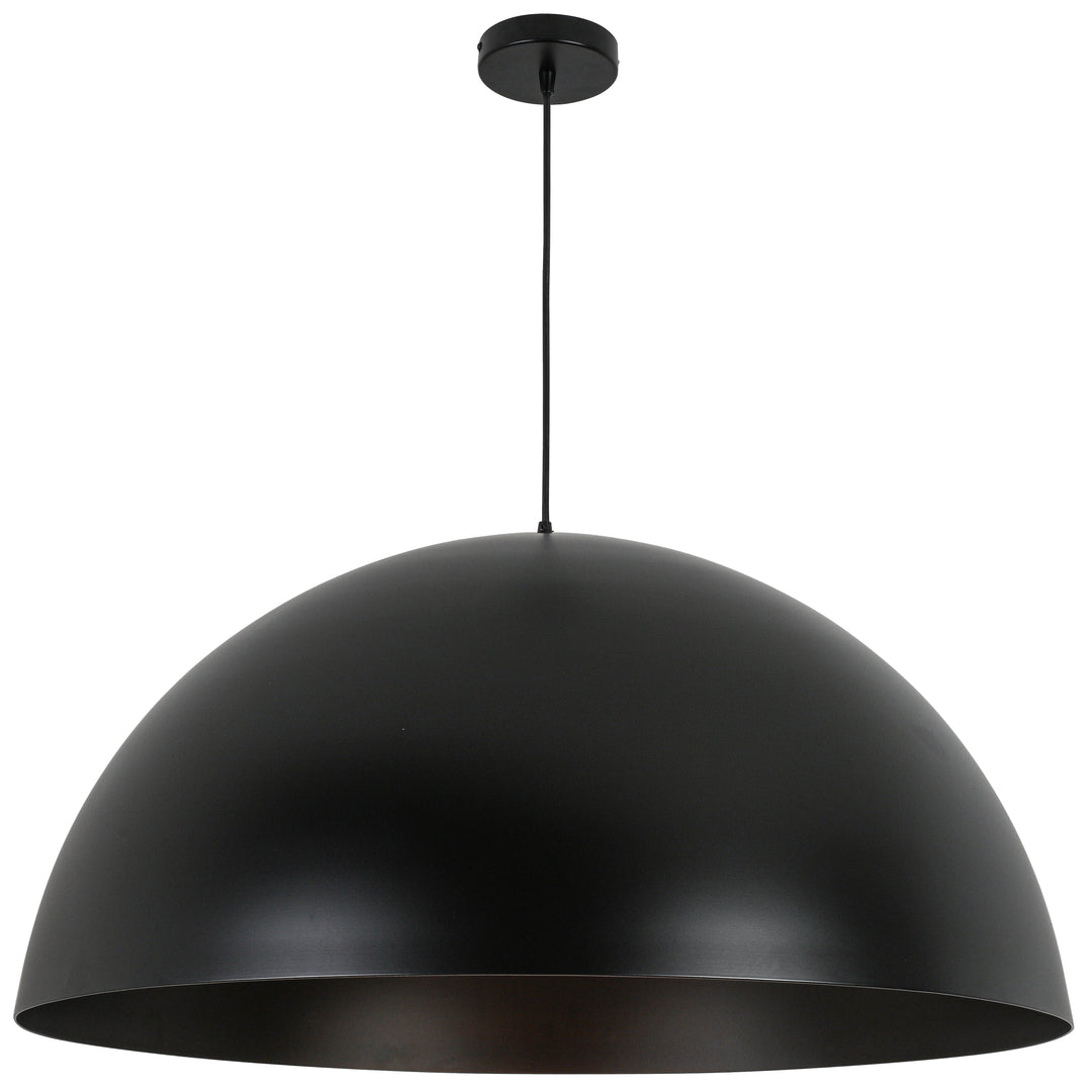 Ofelia 1 Light Pendant (OFE-311P) in Matte Black by Dainolite