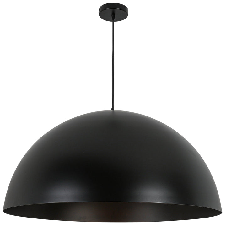 Ofelia 1 Light Pendant (OFE-311P) in Matte Black by Dainolite