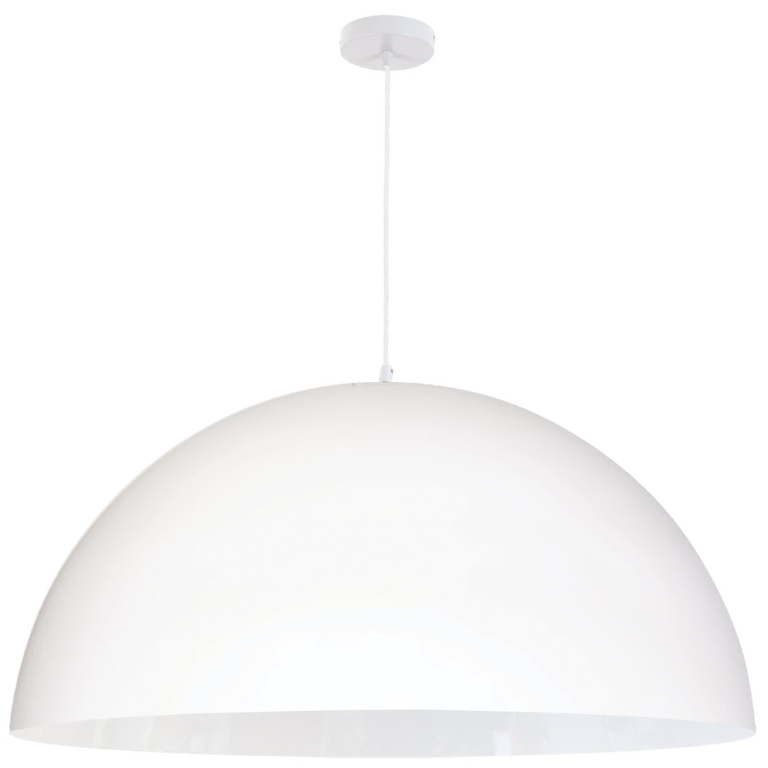 Ofelia 1 Light Pendant (OFE-311P) in Matte White by Dainolite