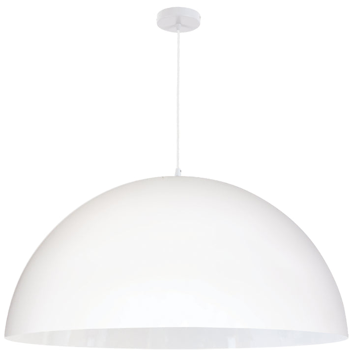 Ofelia 1 Light Pendant (OFE-311P) in Matte White by Dainolite