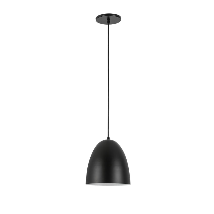 Ofelia 1 Light Pendant (OFE-71P) in Matte Black by Dainolite