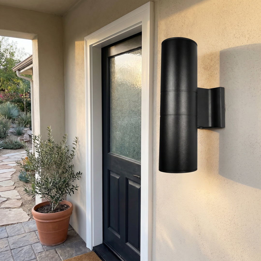 Oksana 18W 5CCT Outdoor Wall Sconce by Dainolite - view 2