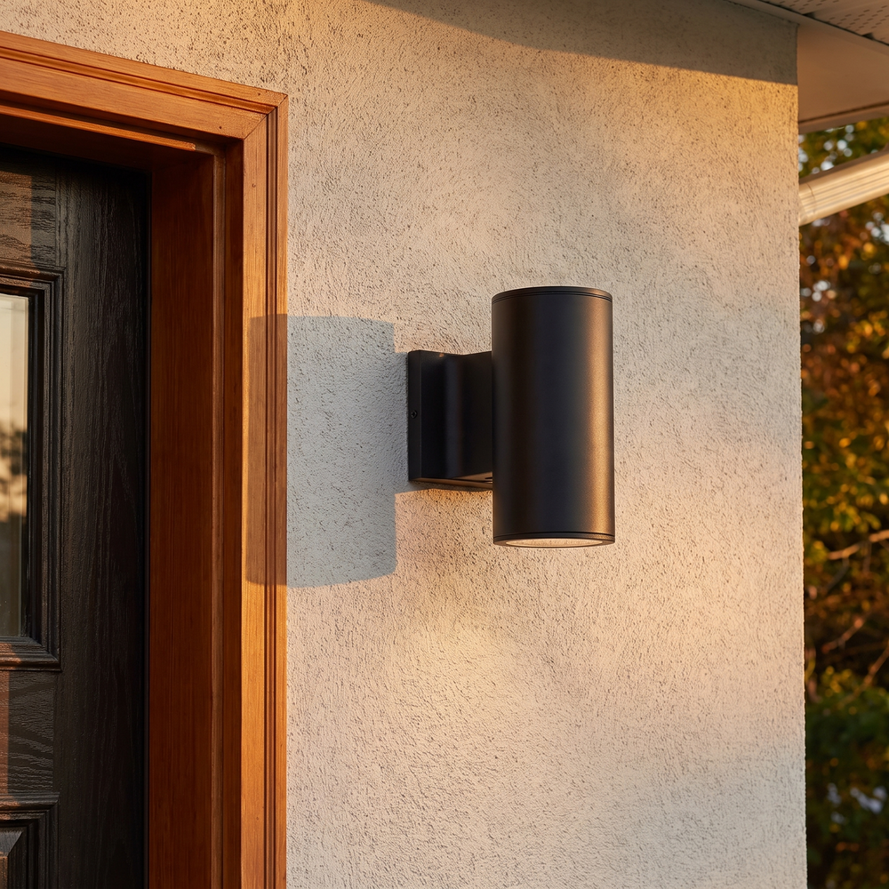 Oksana 12W 5CCT Outdoor Wall Sconce by Dainolite - view 2