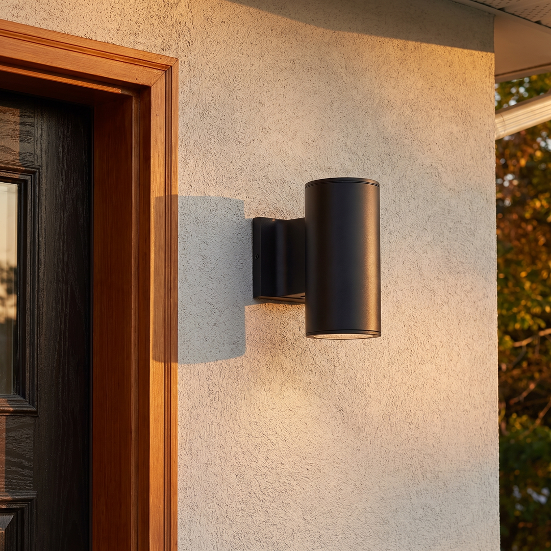 Oksana 12W 5CCT Outdoor Wall Sconce by Dainolite - view 2